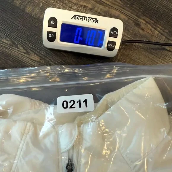 The North Face Primaloft Flight Series Jacket Women XL White Thumb Hole Full Zip - Picture 15 of 15